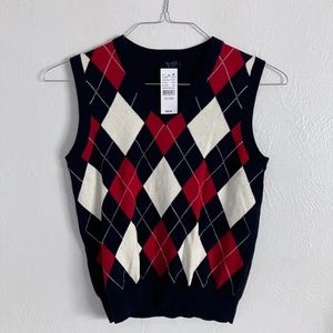 ✭ Brandy Melville Argyle Sweater Vest ✭